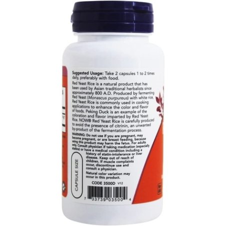 Red Yeast Rice 600 Mg 60 Vegicaps