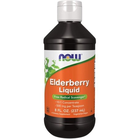 Elderberry Liquid, 8 Fl Oz 237 Ml - Now Foods - Qty 1
