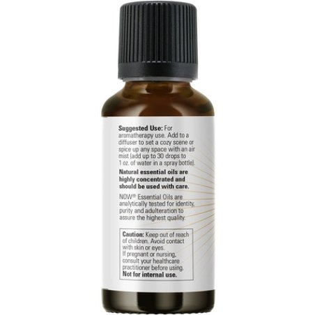 Now Essential Oils, Spiced Cider Oil Blend, Citrus Spice Scent With Warm And