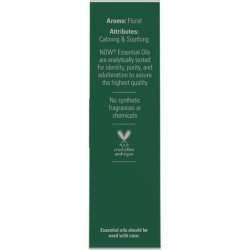 Now Organic Lavender Essential Oil Roll-On 10ml