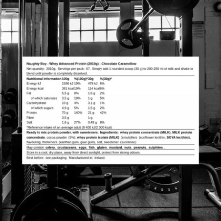 Naughty Boy Advanced Whey Protein Powder - Optimum Taste and Mixability