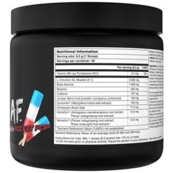 Bucked Up Woke Af Preworkout Powder Performance Drink with Caffeine and Beta