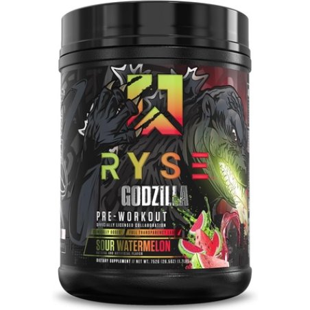 Ryse Godzilla X Noel Deyzel Pre Workout Powder Sour Watermelon 400mg