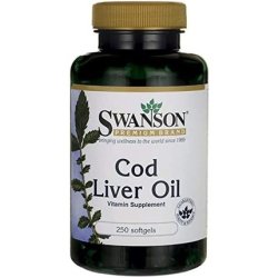 Cod Liver Oil 350mg 250 Softgels