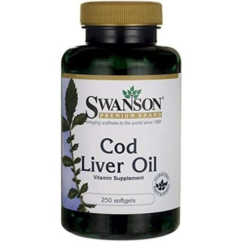 Cod Liver Oil 350mg 250 Softgels