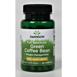 Swanson Full Spectrum Green Coffee Bean 400mg 60 Capsules