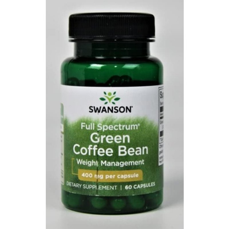 Swanson Full Spectrum Green Coffee Bean 400mg 60 Capsules
