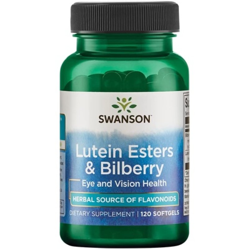 Swanson Lutein & Bilberry 6/20 Milligrams 120 Softgels