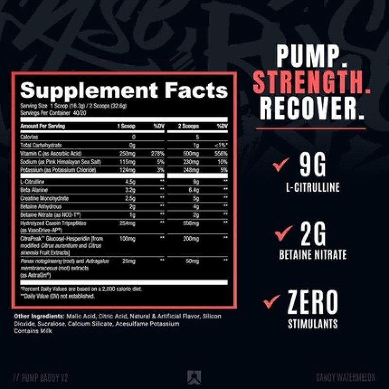 Ryse Up Supplements Signature Series Pump Daddy V2 - Official Noel Deyzel
