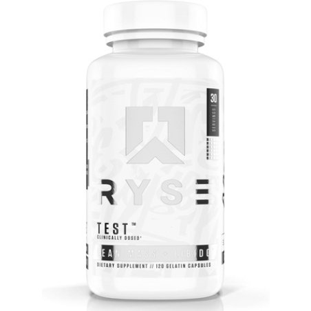 Ryse Test Boost Energy Lean Muscle Libido 120 Capsules