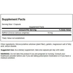 Swanson Full Spectrum Saffron, 15mg - 60 Capsules