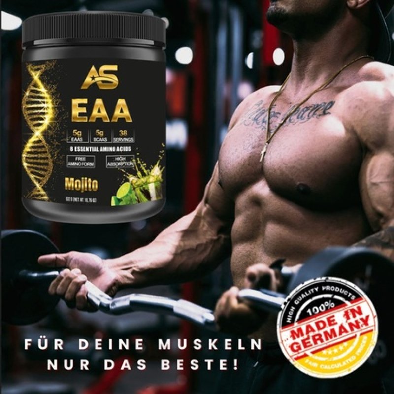 American Supps Premium EAA Essential Amino Acids Powder 532g