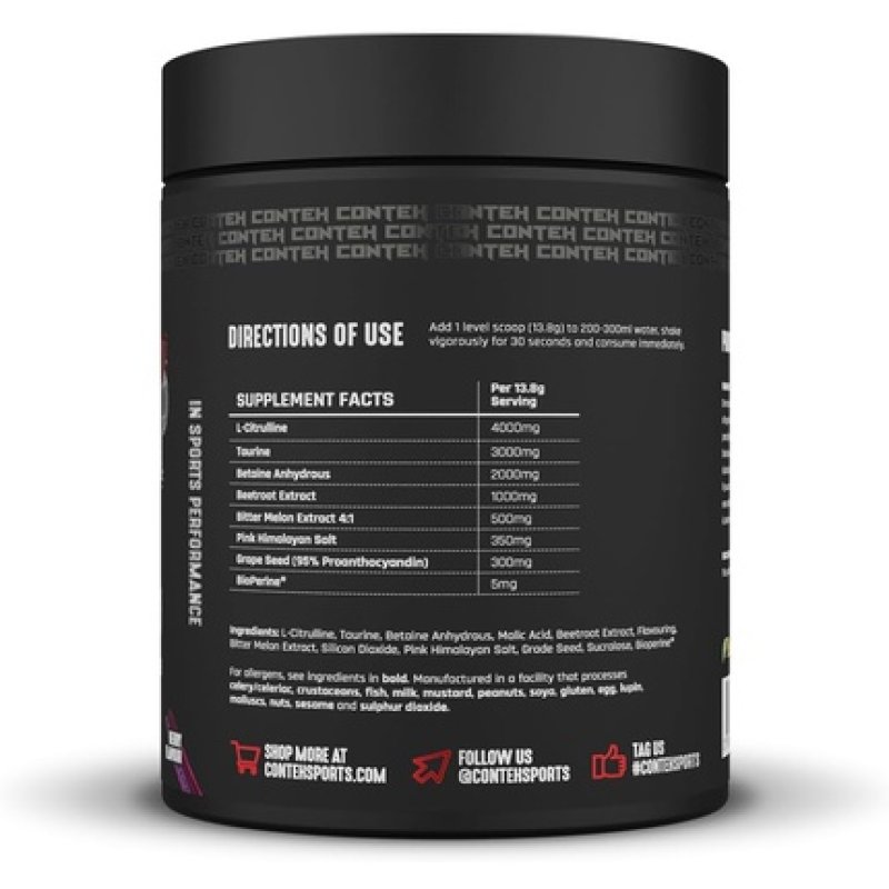 The Pump Stimulant-Free Pre-Workout Powder Essentials Range Intense Pump