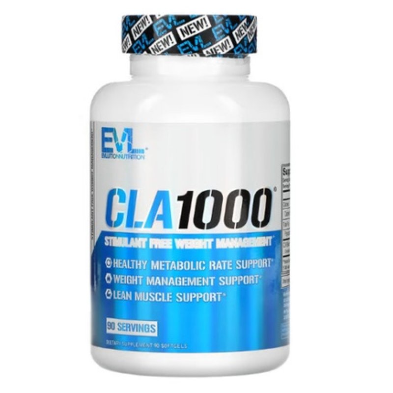 Evlution Nutrition CLA1000 Weight Management Without Stimulants 90 Capsules
