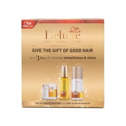 Wella Deluxe Good Hair Smooth Spray 150ml Define Gel 150ml Rich Oil 100ml