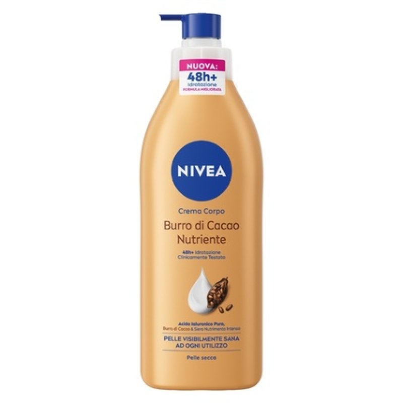 Nivea Body Cream Pump 400 Ml Nutrient Cocoa Butter
