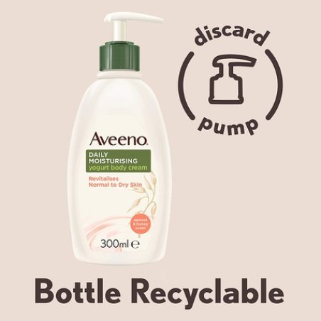 Aveeno Daily Moisturizing Yogurt Body Cream Honey 300ml