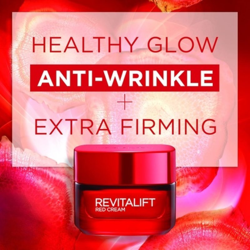 L'Oreal Paris Revitalift Energising Red Healthy Glow Day Cream with Pro-Retinol