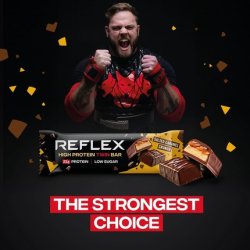 Reflex High Protein Bars - 21g Protein, Low Calorie, Low Sugar