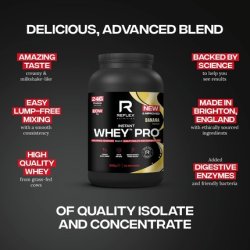 Reflex Nutrition Instant Whey Pro 80 Whey Protein Powder Low Fat
