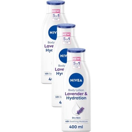 Nivea Lavender Body Lotion 400ml Moisturizer for Dry Skin