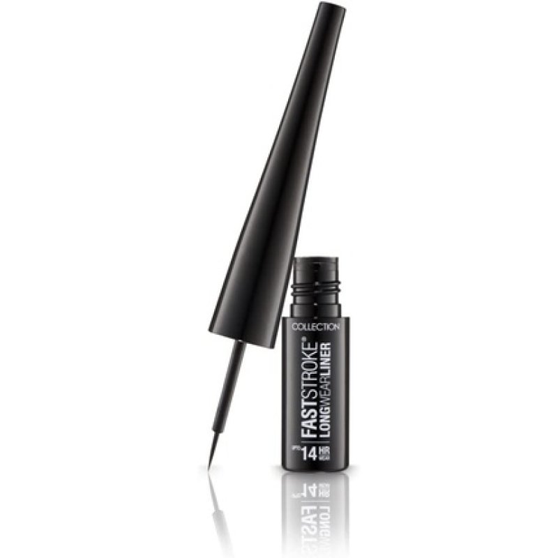 Collection Cosmetics Fast Stroke Long Wear Eyeliner Black 4ml