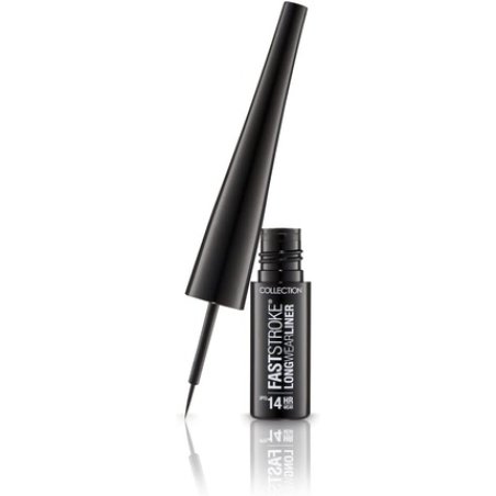 Collection Cosmetics Fast Stroke Long Wear Eyeliner Black 4ml