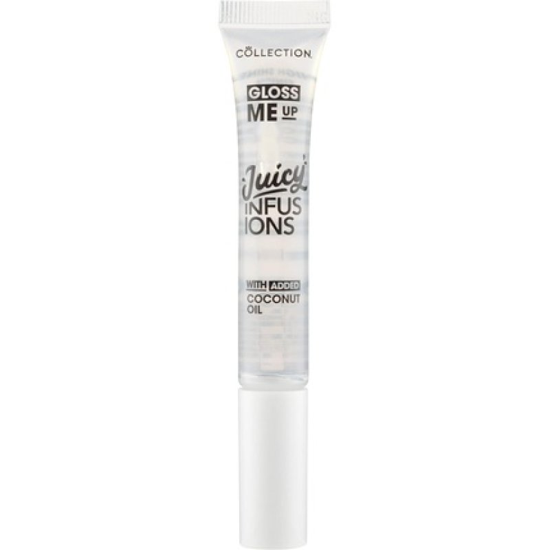 Collection Cosmetics Gloss Me Up Juicy Infusion Lip Gloss with Coconut Oil 9ml Clear