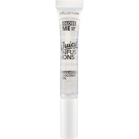 Collection Cosmetics Gloss Me Up Juicy Infusion Lip Gloss with Coconut Oil 9ml Clear