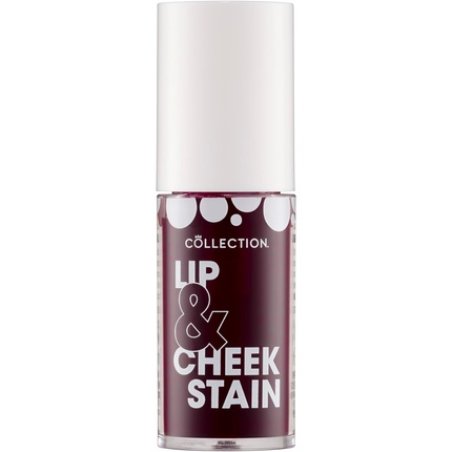 Collection Cosmetics 2 in 1 Lip & Cheek Stain Long Lasting and Hydrating For All Skin Types Rosie Dark Red 5ml