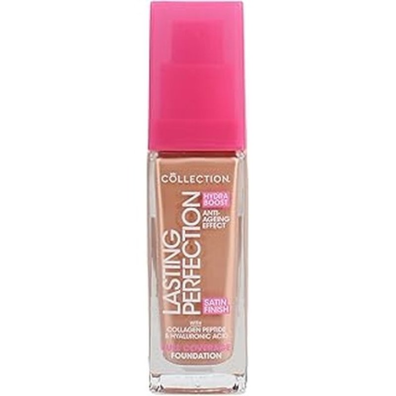 Collection Collection Cosmetics Lasting Perfection Satin Foundation Full Coverage Hydra Boost 9c Vanilla Cool - 27 Ml