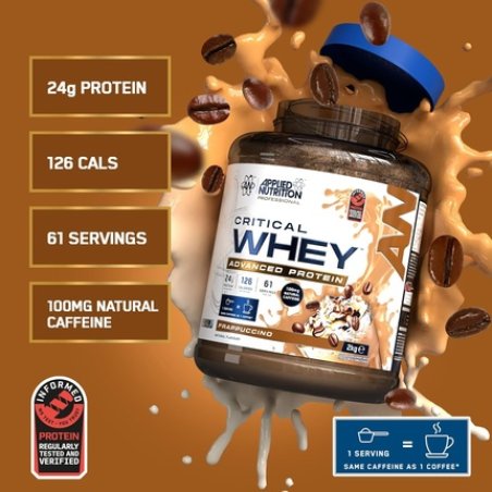 Applied Nutrition Critical Whey Protein Powder 24g Protein Per Serving