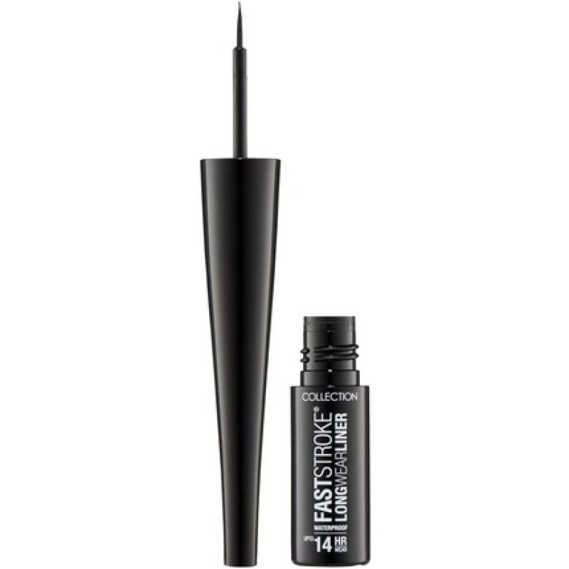 Collection Fast Stroke Long Wear Eye Liner Waterproof Black 4ml