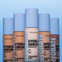 Collection Cosmetics Hydra Serum Foundation Breathable Formula for Glowy Skin 30ml Cafe
