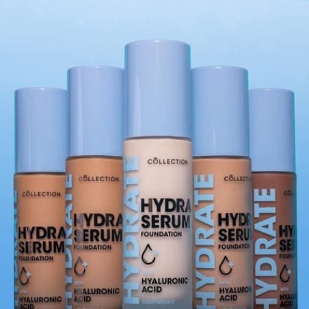 Collection Cosmetics Hydra Serum Foundation Breathable Formula for Glowy Skin 30ml Cafe