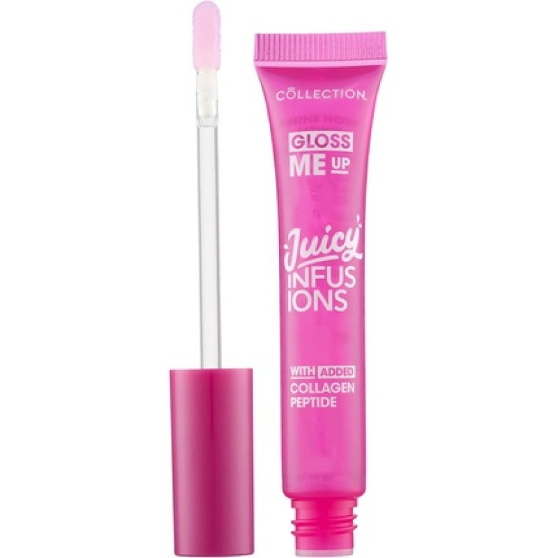 Collection Cosmetics Gloss Me Up Juicy Infusion Pink Lip Gloss with Collagen and Plumping Effect 9ml
