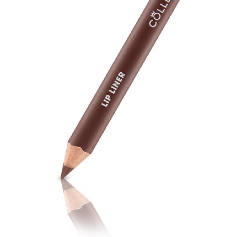 Collection Cosmetics Long-Lasting Lip Liner Pencil with Sharpener Coco