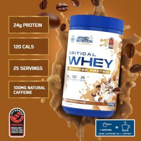 Applied Nutrition Critical Whey Protein Powder 24g Protein Per Serving