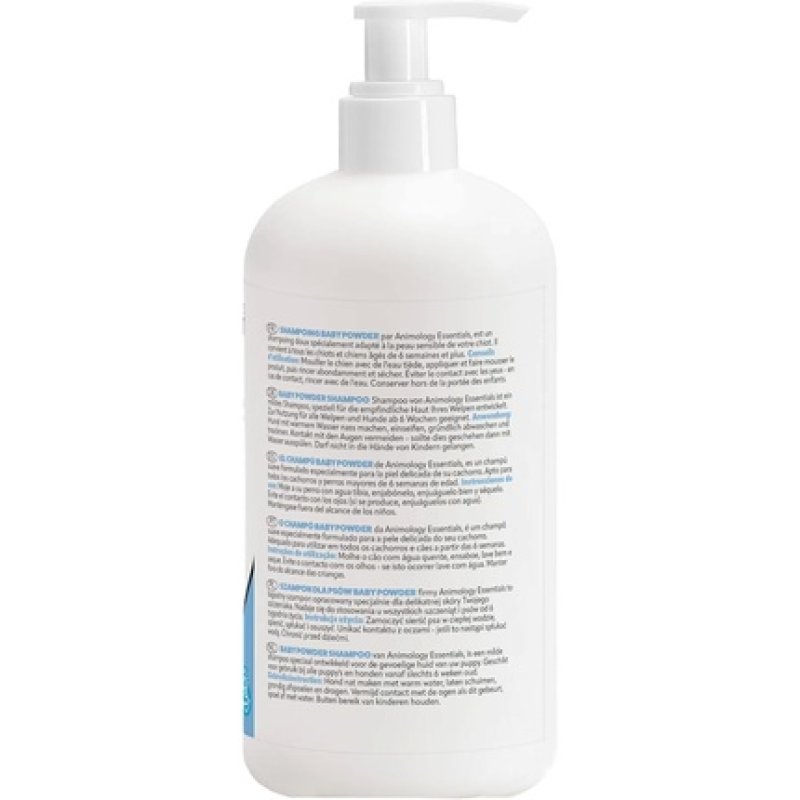 Animology Essentials Baby Powder Puppy Shampoo 500ml Gentle Dog Shampoo