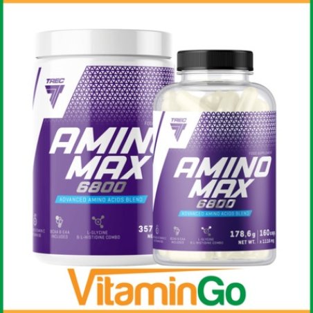 Trec Nutrition Amino Max 6800 BCAA & EAA Capsules 160/320 Caps