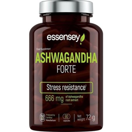 Essensey Ashwagandha 666mg High Dose Stress and Sleep Support 90 Capsules