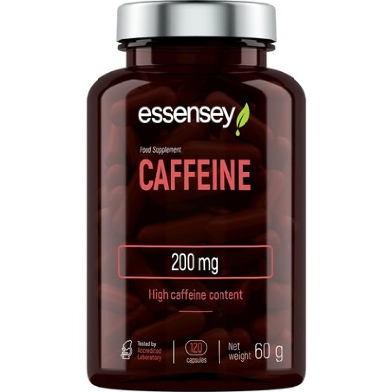 Essensey Caffeine 200mg Capsules - High Dose of Caffeine with Added Grapefruit
