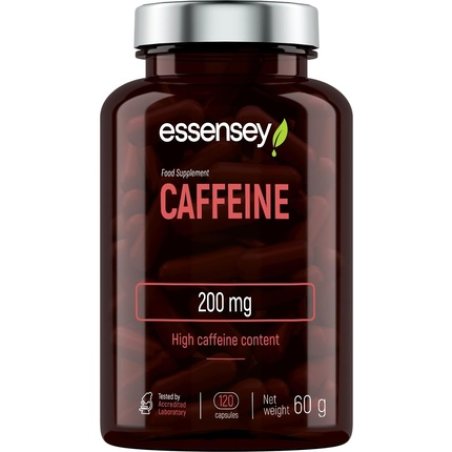 Essensey Caffeine 200mg Capsules - High Dose of Caffeine with Added Grapefruit