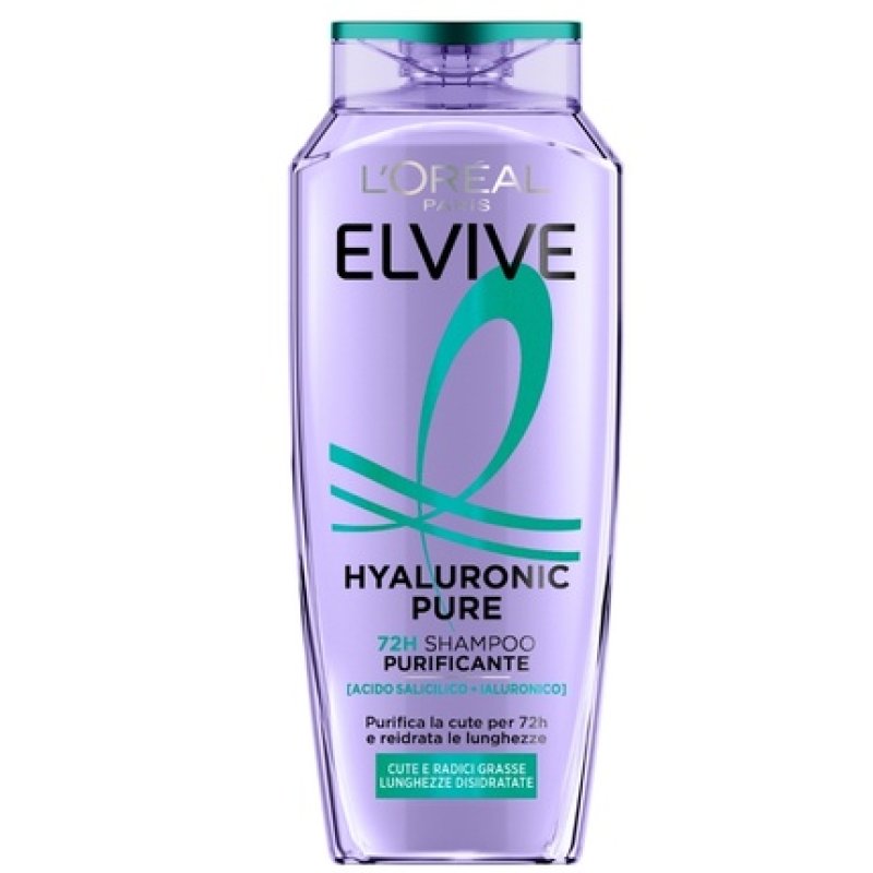 Elvive Shampoo 250 Ml New Hyaluronic Pure Purifying By Elvive