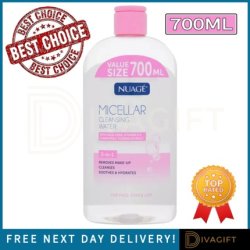 Nuage Micellar Cleansing Water 3 in 1 with Vitamin E, Aloe Vera, and Chamomile 700ml