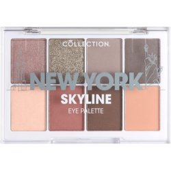 Collection Cosmetics Intensely Pigmented Colour Eye Shadow Palette with 8 Stunning Shadows Matte and Metallic Shades