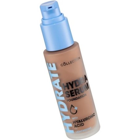 Collection Cosmetics Hydra Serum Foundation Breathable Formula for Glowy Skin 30ml Dark Mocha