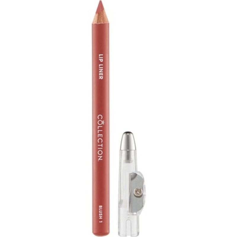 Collection Cosmetics Long-Lasting Lip Liner Pencil with Sharpener Nude Blush