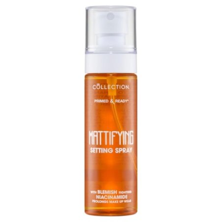 Collection Cosmetics Primed & Ready Mattifying Setting Spray Long Lasting Matte Finish 5ml
