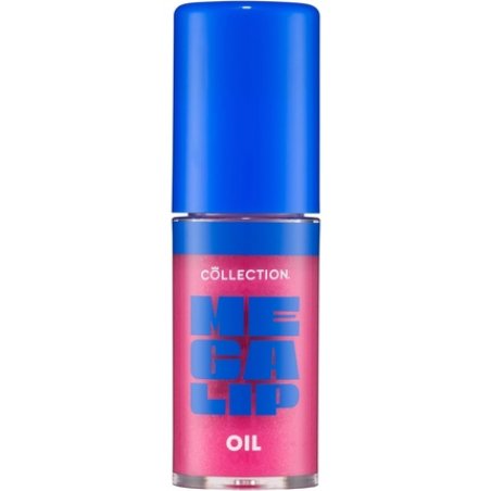 Collection Cosmetics Mega Lip Oil Moisturising High Shine Lip Oil Non-Sticky Fat Applicator Infused with Squalene and